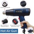 240V 2000W Electronic Heat Gun Hot Air Gun Wine Cap Sealing Machine Shrink Cap Gun Air Blower Rework Repair. 