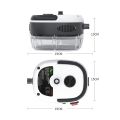2500W Portable Handheld Steam Cleaner High Temperature Pressurized Steam Cleaning Machine with Brush Heads for Kitchen Furniture Bathroom Car. 