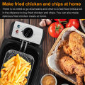 Migeet Stainless-Steel Electric Deep Fryer with Timer and Temperature Knobs, Fried Chicken Burger Fries Temperature Control Large Capacity Stainless Steel. 
