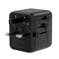 WiWU Aramid Fiber Warriors 25W GaN Plug Adapter – 5 Port USB-C1/C2 (Single Port), USB-A1 (Single Port), Multi-Port Mode (USB-C1/C2 + USB-A1) ( Wi-UA011). 