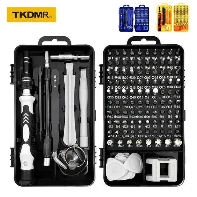 115 in 1 Screwdriver Set, Magnetic DIY Precision Tool kit for Glasses PC Laptop Mobile Cell Phone Digital Watch