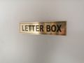 Signage Board-Letter Box. 