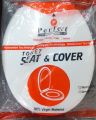 Commode Seat Cover Bathroom Seat Cover Malaysian Technology 14.5x16.5 inches / 37x42 cms Round Plastic. 