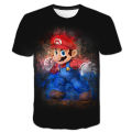 Super Mario Costume Boys' T-Shirt Summer T-Shirt Mario Brothers Fantasy Super Mario Boys' Cosplay T Shirt Fashion Sports Top. 