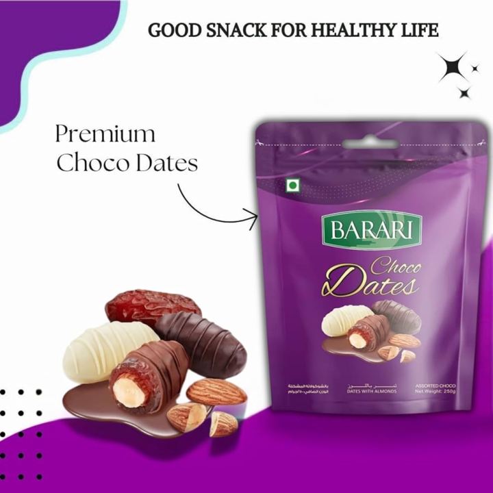 Barari%20choco%20dates%20with%20almonds%20Chocolates%20%5B250g%5D%2012Pcs%20inside%20-%20Image%202