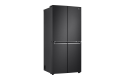 LG 464L Multi Door Refrigerator with Smart Inverter Linear Compressor in Matt Black -GF-B4532MC. 