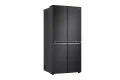 LG 464L Multi Door Refrigerator with Smart Inverter Linear Compressor in Matt Black - GF-B4532MC. 