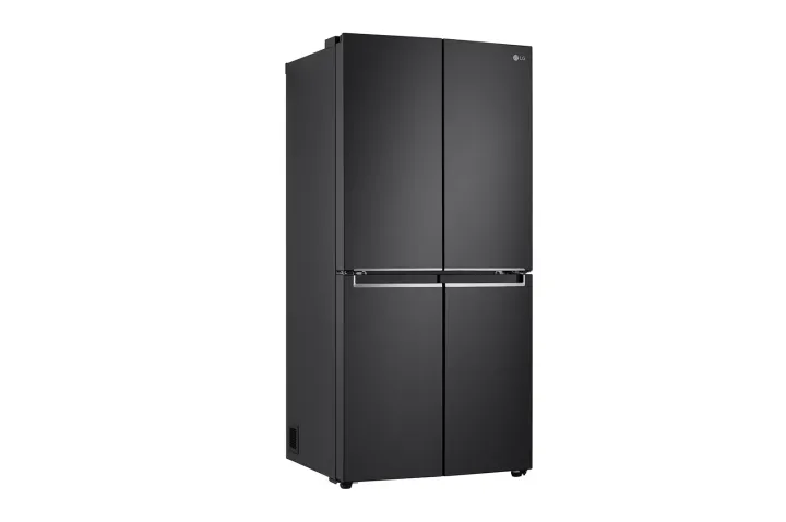 LG 464L Multi Door Refrigerator with Smart Inverter Linear Compressor in Matt Black - GF-B4532MC