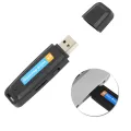 USB 2.0 disc-shaped digital recorder Digital voice Flash player Mini audio for conferences Meeting class. 