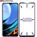 creen Protector Full Glue Coverage Edge to Edge Tempered Glass for Xiaomi Redmi 9 Power/Poco M3. 