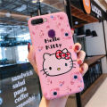 【BestGO】 For OPPO A12 A5s A7 Casing New Cartoon Flowers Hello Kitty Phone Case Soft Silicone Pink Cover. 