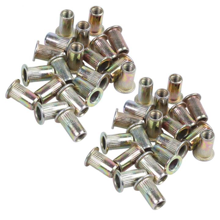 Blind Insert Example NXFDSIOZ 40Pcs Flat Head Metric Steel M5 Blind Insert Rivet Nut | Daraz.lk