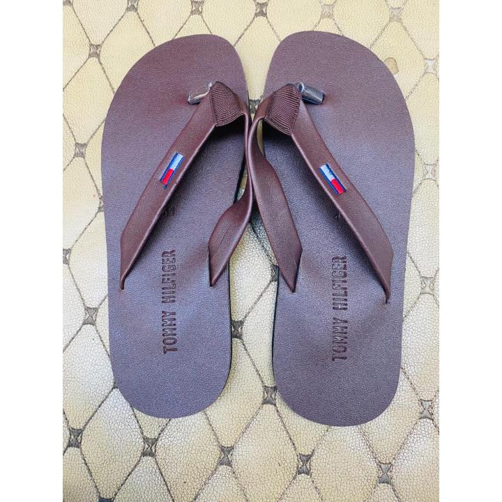 Tommy%20Men's%20Casual%20High%20Quality%20Lather%20Slipper%20-%20Image%202