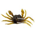 2PCS Durable Silicone Simulation Rubber Crab Soft With Double Hook Sea Fishing Bait Brown Green Orange Fishing Lures Fishing. 