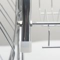 2-Layer Dish Drainer, Sttech1 Multifunction S-Shaped Dual Layers Dish Drying Rack Kitchen Collection. 