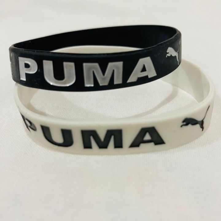 Black And White Wristband - 2 Pec
