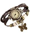 Women's Butterfly Bracelet Watch - Black. 