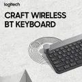 Logitech Craft Wireless Office BT Keyboard BT&Unifying Dual-mode Connection Multi-device Compatible with Creative Input Dial. 
