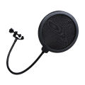 HXSJ Micro-Phone Pop Strainer Mic Shield Dual Layer Singing Windscreen Professional Mic Studio Pop Strainer. 