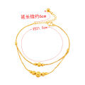【Cheap】Imitation 18k gold anklet frosted first day shayo summer beach foot jewelry women's ornaments. 