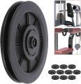 1 Pcs Universal 105mm Diameter Wearproof Bearing Pulley Wheel Cable Gym Fitness Equipment Part. 