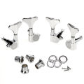Chrome Sealed Bass Tuning Pegs Tuners Machine Heads 2L + 2R. 