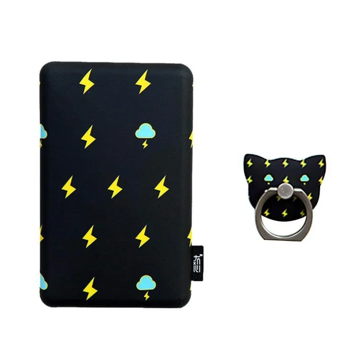 Kobwa Creative Cute Power Bank 10000mAh Portable Charger with Finger Fing and Storage Bag for IPhone Samsung Phone IPad Gifts and More - Kadoo