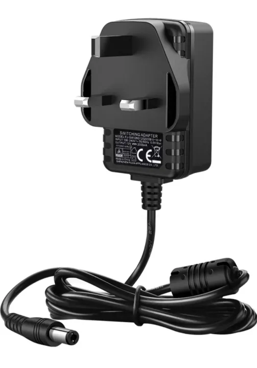 DC Switching Power Supply 12V 2Amp, AC 100-240V to DC 12V Power Cable ...