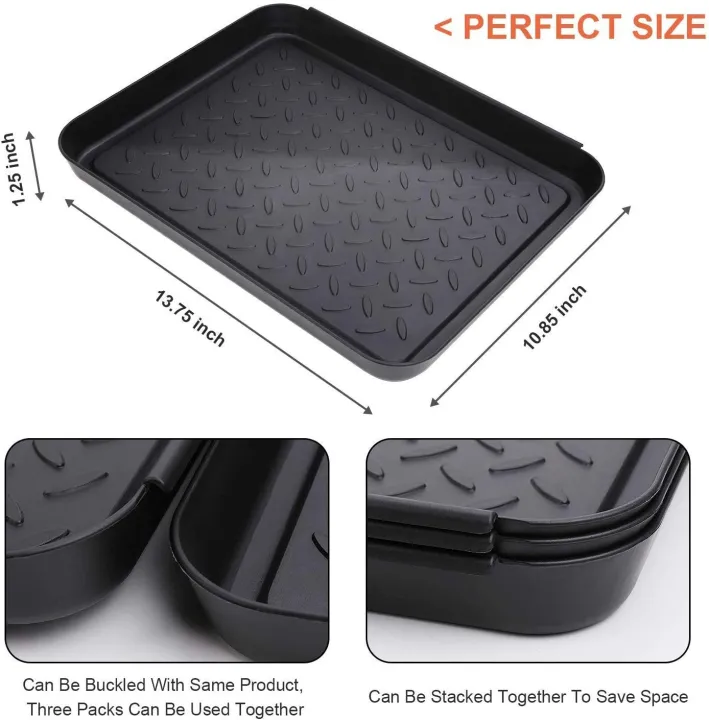 (VDZI)%203PCS%20Boot%20Tray%20Heavy%20Duty%20Shoe%20Mat%20Trays,Storage%20Tray,Dog%20Bowl%20or%20Cat%20Bowl%20Mats%20Trap%20Mud%20to%20Protect%20Floor%2013.7X10.8%20Inch%20-%20Image%207