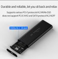 Blueendless Portable M.2 Nvme Pcie Hard Disk Case Usb3.1 Type-C M.2 For 2260 2280 2242 M-Key Hard Drive Caddy. 