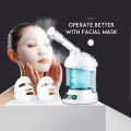 Hot Mist Face Vaporizer Facial Steamer Portable Face Moisturizer Heated Humidifier Evaporator Salon Hydrating Skin Care Tool. 