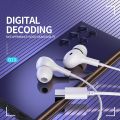 Word hole 3.5 wired headphones digital head 2024pe-C plug code Ty,m DAC S23 A4 Huawei Xiaomi Mi 5 for Samsung stereo earbuds m microphone hi-fi. 