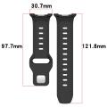 (New) xDfind Round Dots Silver Stud Buckle Silicone Watch Band For Samsung Galaxy Watch Ultra/Ultra 2025. 