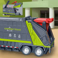 Sanitation Truck Toy Mini Inertia Garbage Truck Toy Realistic Recycling Vehicle Model for Kids No Battery Required Perfect Christmas Birthday Gift Urban Sanitation Truck. 