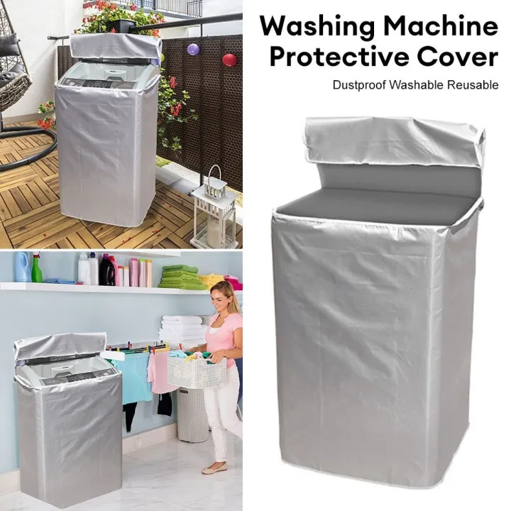 Roller/Pulsator%20Washing%20Machine%20Dryer%20Dust%20Cover%20Washing%20Machine%20Lid%20Adjustable%20Waterproof%20Waterproof%20Cover%20Dustproof%20Sun%20with%20Zipper%20Protective%20Cover%20Home%20-%20Image%203