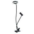 BG12W flexible USB 9cm LED ring light+bracket. 