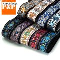 Anedshaop IUQXU Guitar Strap Embroidered Belt Adjustable Jacquard Band Cotton LFashion eather End For Bass Acoustic Electric Guitar Ukulele Instruments. 