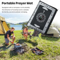 Foldable Prayer Mat Foldable Travel Prayer Mat with Compass Waterproof Wear Resistant Exquisite Ramadan Gift Portable Prayer Rug. 