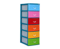 Daxer Drawer Set 6 Drawer, Drawer Cupboard, Baby Plastic Drawer. 