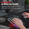 HXSJ J300+V400 Keyboard and Mouse Combo RGB Lighting Programmable Gaming Mouse & One-handed Game Keyboard for PC Laptop Desktop Gamer Officer. 