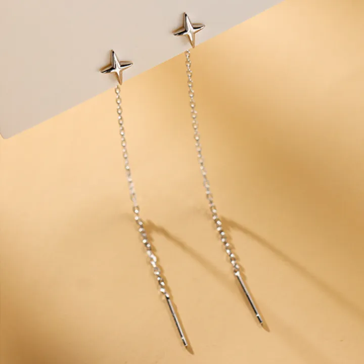 Long%20Wire%20Tassel%20Thread%20Chain%20Hanging%20Earings%20Cross%20Star%20Pendants%20Drop%20Earrings%20Jewelry%20For%20Women%20-%20Image%208