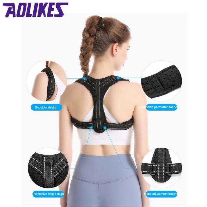 AOLIKES%20Back%20Posture%20Corrector%20Protective%20Band%20Adjustable%20Humpback%20Orthosis%20Straight%20Back%20Belt%20Back%20Fix%20Shoulder%20Corset%20Support%20-%20Image%204