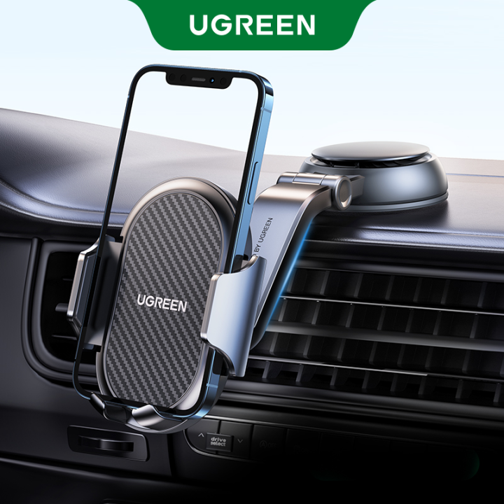 UGREEN Car Phone Mount Dashboard Cell Phone Holder Compatible with iPhone 12 11 Pro XR X XS Max 8 7 6 Plus 6S, Samsung Galaxy S20 S10 S9 S8 Plus Note 10 9 8