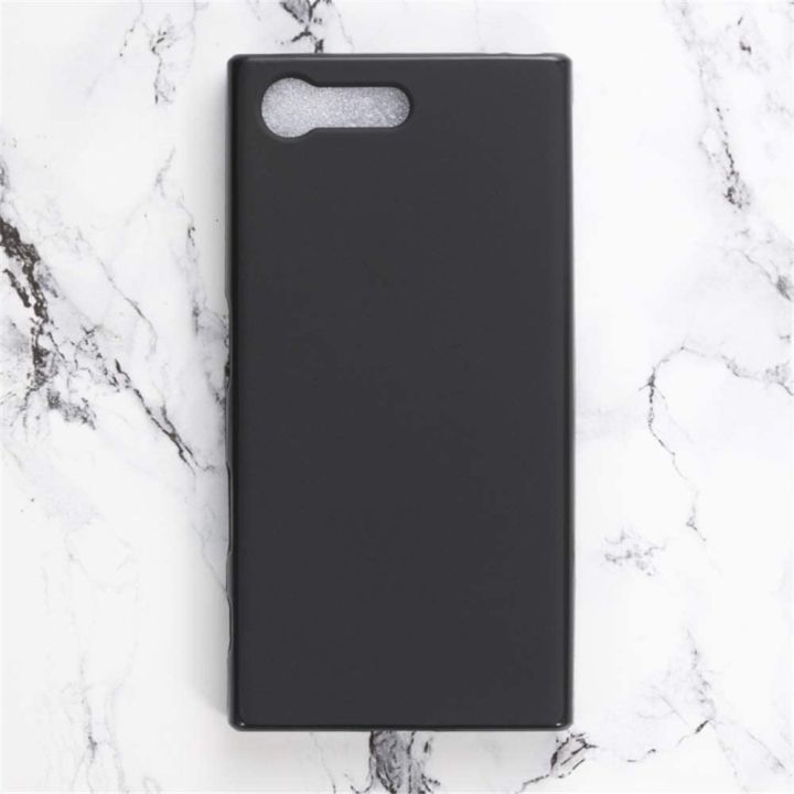 Sony Xperia X Compact Case, Scratch Resistant Soft TPU Back Cover Shockproof Silicone Gel Rubber Bumper Anti-Fingerprints Full-Body Protective Case Cover for Sony Xperia X Compact (Black)