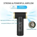 Kica Jetfan 2 Compressed Electric Air Blower 100000rpm Portable Wireless Air Duster For Pc Car Computer Keyboard Camera Cleaner. 