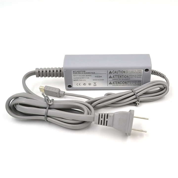 AC Charger Adapter for Wii U Gamepad Controller 100-240V US Plug