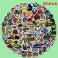 100PCS/Pack Jurassic Park dinosaur Stickers DIY Mobile Phone Case Suitcase Skateboard Graffiti Stickers Children's Toys. 