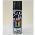 A1 SPRAY PAINT 400ML SHINE BLACK. 