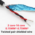 Twisted Pair Shielded Cable Wire 2 4 6 10 12-Core 26 24 Awg 1 Meter Price Tinned Copper Core Communication Control Wire. 