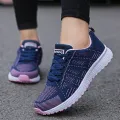 Women Casual Shoes Fashion Breathable Walking Mesh Flat Shoes Woman White Sneakers Women 2022 Tenis Feminino Female Shoes. 